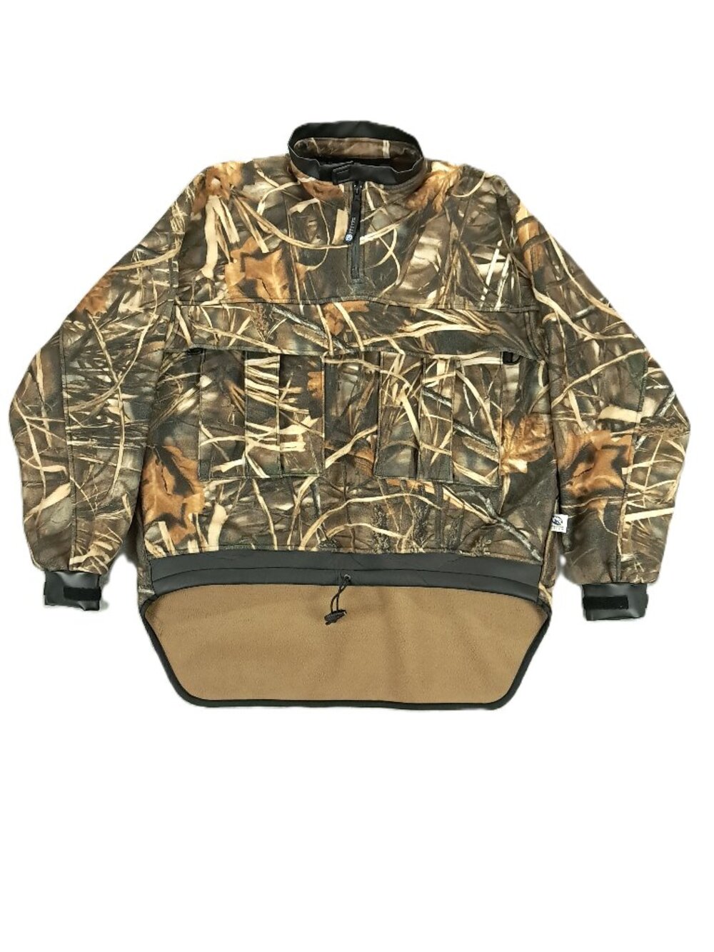 Rivers West Utility Camo Jacket H2P Waterproof Fleece Men L Large 1/4 Zip Hunt